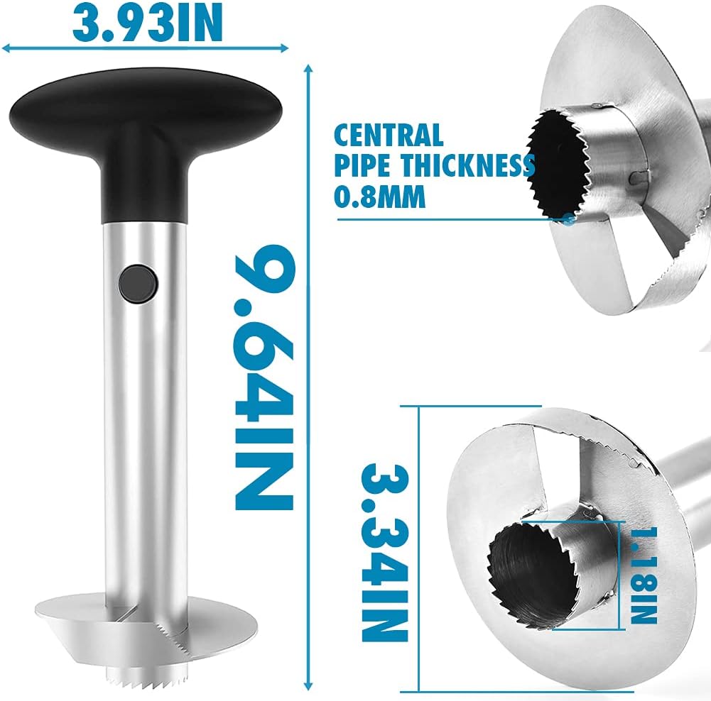 PinePro™ – Pelador de Piñas de Acero Inoxidable