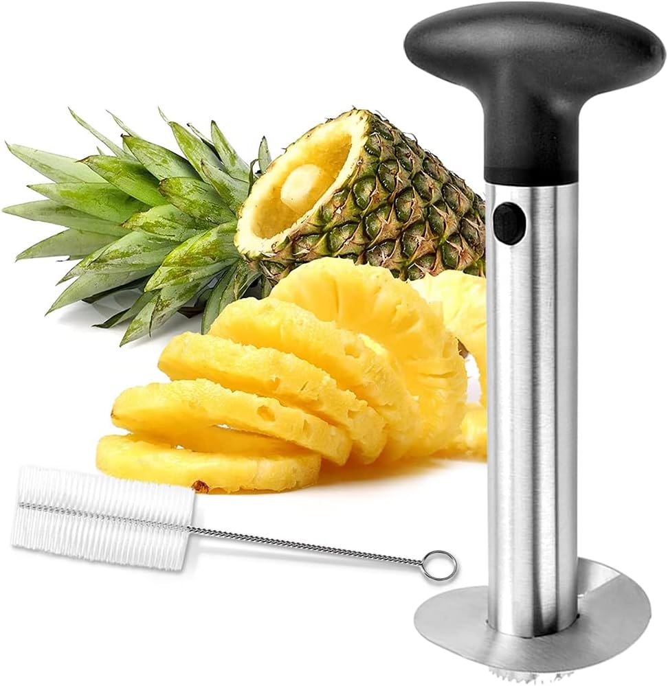 PinePro™ – Pelador de Piñas de Acero Inoxidable