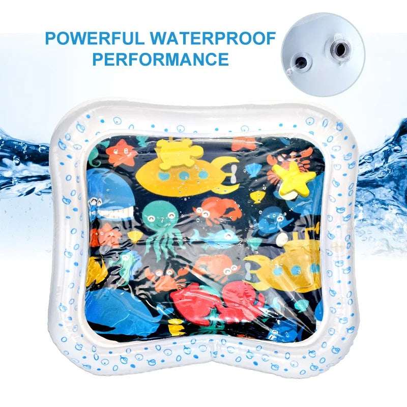 BluBi™ – Alfombra Sensorial de Agua para Bebés 🧠 Juega, estimula y fortalece desde los 3 meses