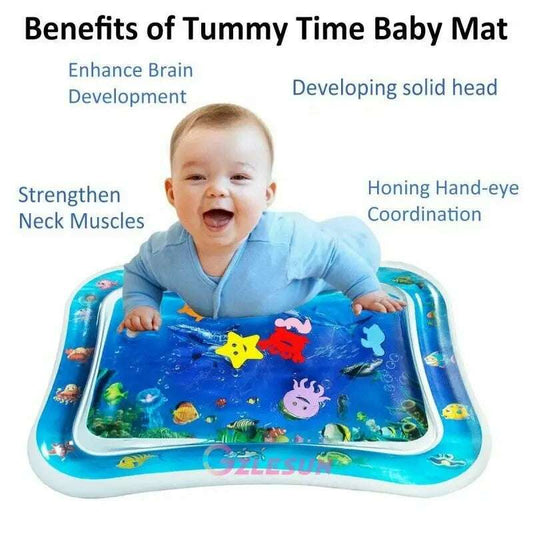 BluBi™ – Alfombra Sensorial de Agua para Bebés 🧠 Juega, estimula y fortalece desde los 3 meses