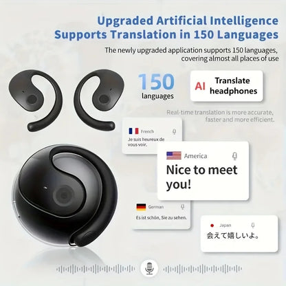 Exitius LinguaPro™ “Audífono traductor instantáneo – ¡Conéctate en 144 idiomas al instante!”
